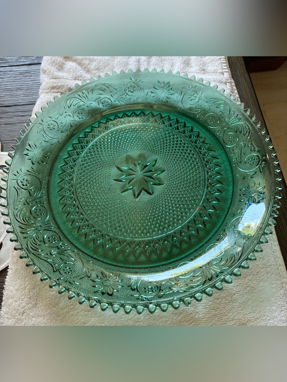 Vintage Tiara Indiana Glass Platter